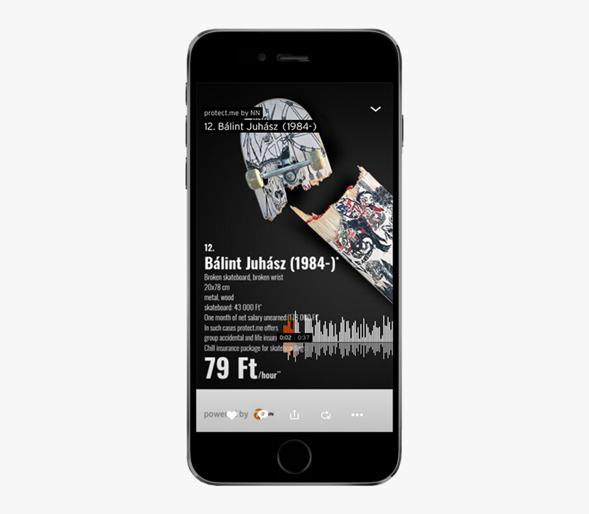Soundcloud Iphone 6 Mockup Eng - Iphone, HD Png Download, Free Download