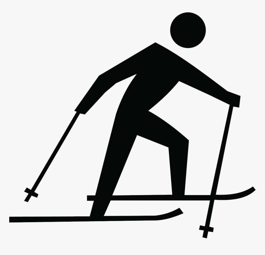 Skiing Png Photo Background - Clipart Cross Country Skiing, Transparent Png, Free Download