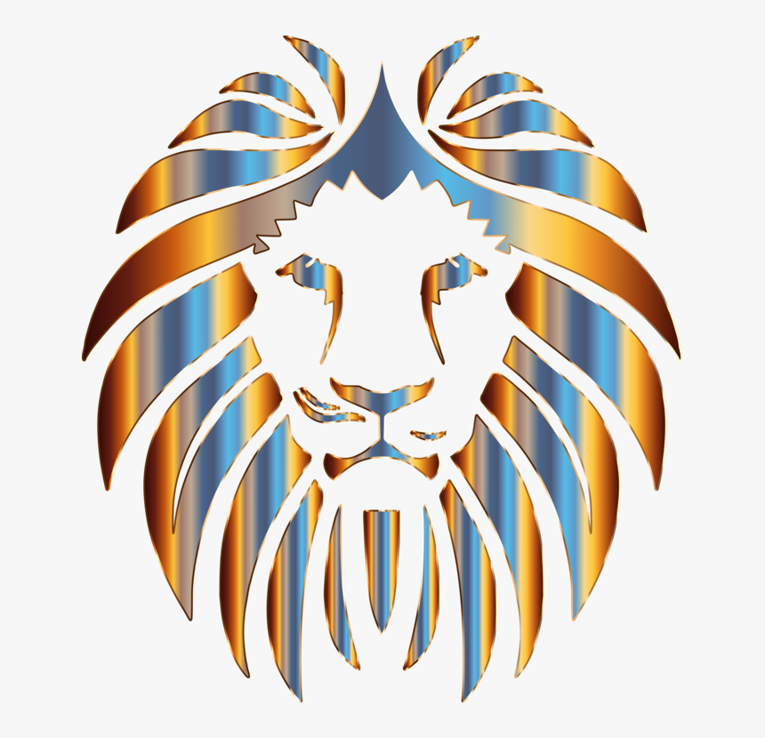 Symmetry,symbol,headgear - Transparent Background Lion Icon, HD Png Download, Free Download
