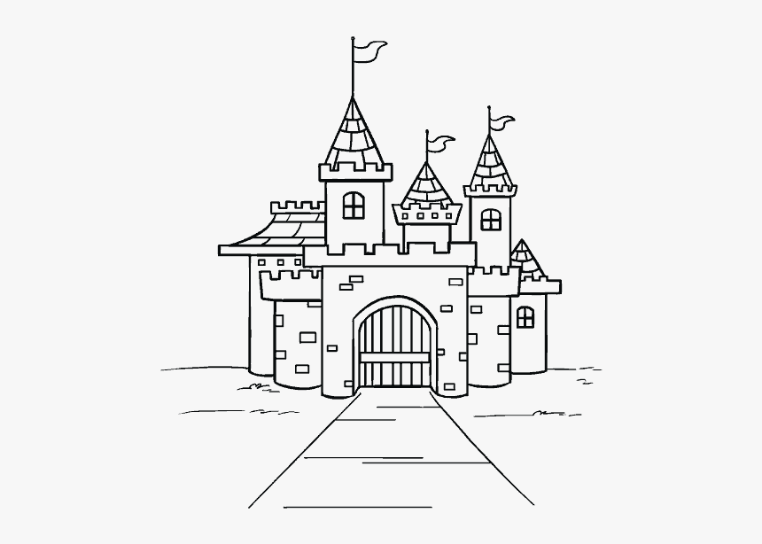 Transparent Castle Drawing Png, Png Download, Free Download