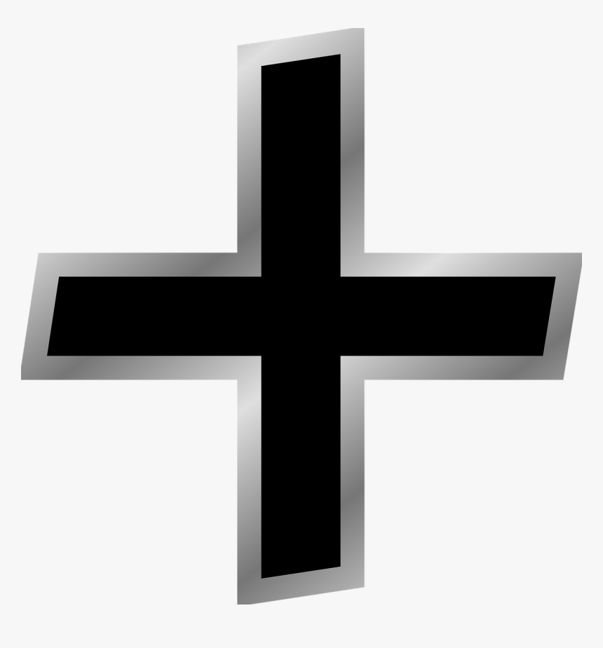 Black Metal Png Cross, Transparent Png, Free Download