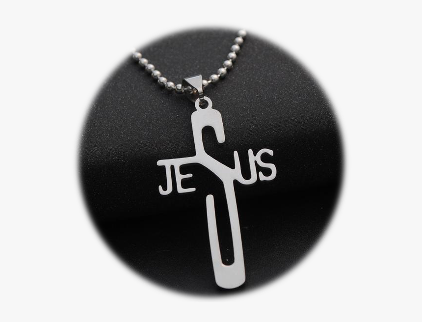 Transparent Jesus On The Cross Png - Necklace, Png Download, Free Download