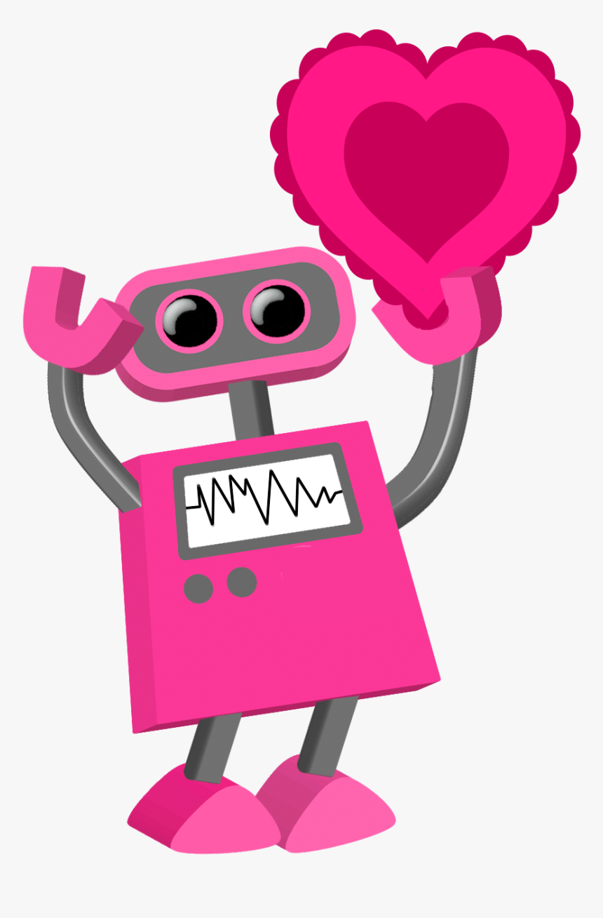 Valentine Robot Transparent Background, HD Png Download, Free Download