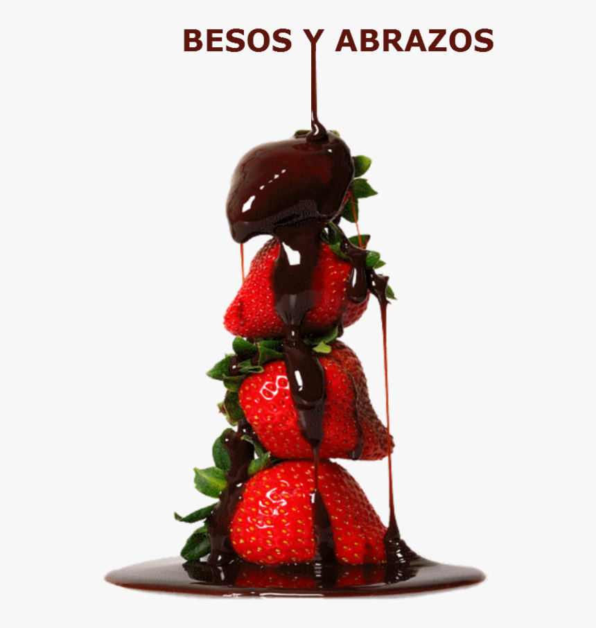 Transparent Besos Png - Chocolate Covered Strawberries, Png Download, Free Download