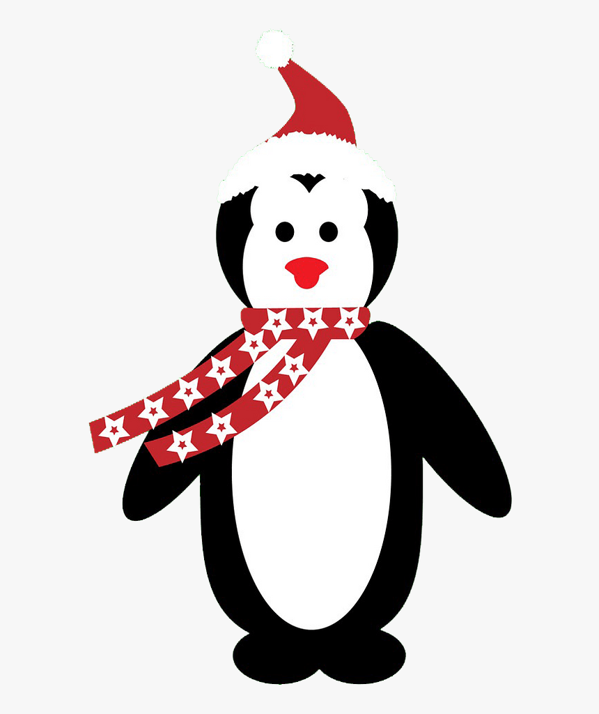 Christmas Penguin Reindeer Cartoon, HD Png Download, Free Download