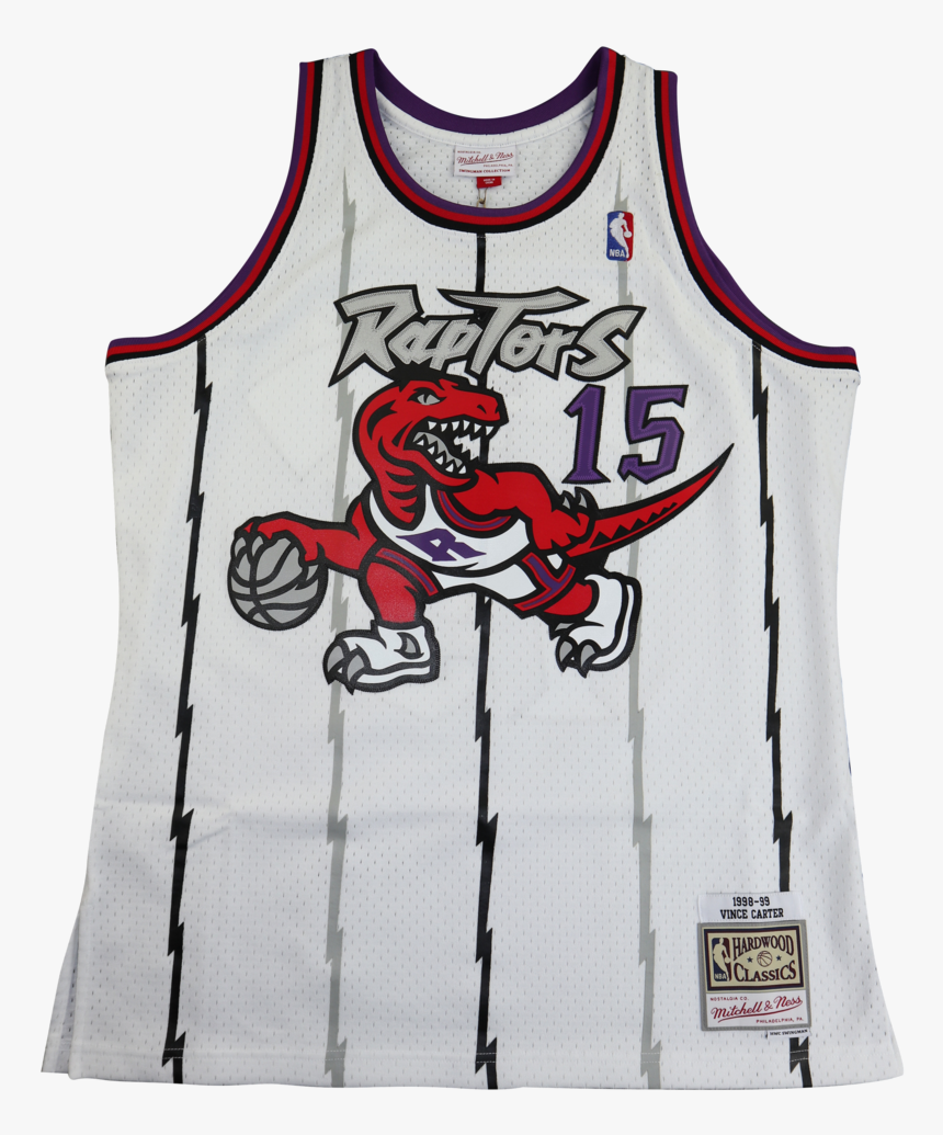 Vince Carter Raptors Jersey Mitchell And Ness White - Vince Carter Raptors Jersey, HD Png Download, Free Download