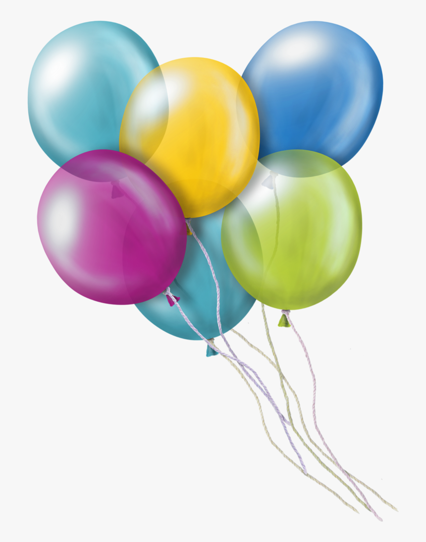 Blue Balloons Transparent Bar Background Clipart , - Transparent Ballon, HD Png Download, Free Download