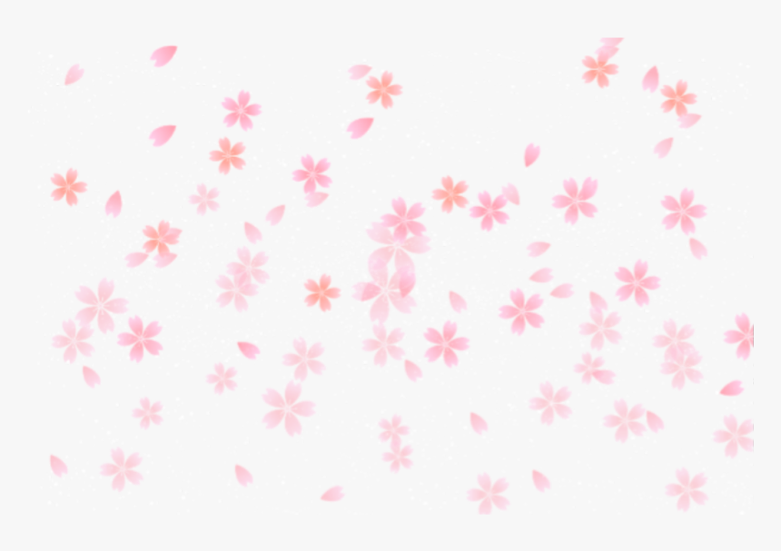 #flowers #petals #glitter #pink #white #pattern #background - Flower Pink Fly Png, Transparent Png, Free Download