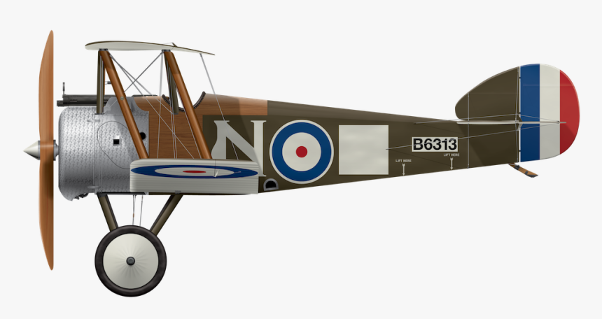 2644197533, Biplane - Sopwith Camel Side View, HD Png Download, Free Download