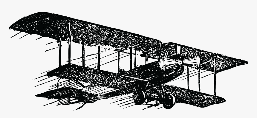 Biplane Illustration - Biplano Png, Transparent Png, Free Download