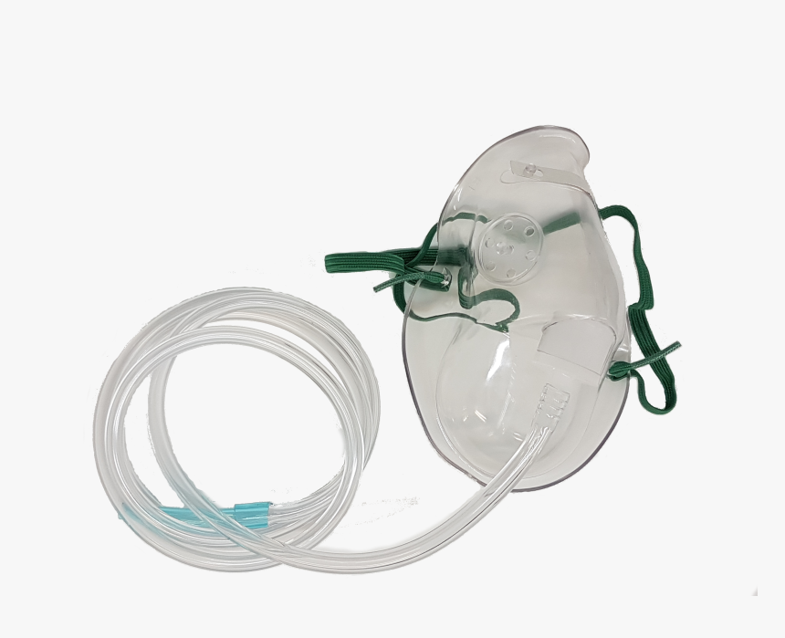 Oxygen Mask Png - Standard Face Mask Oxygen, Transparent Png, Free Download