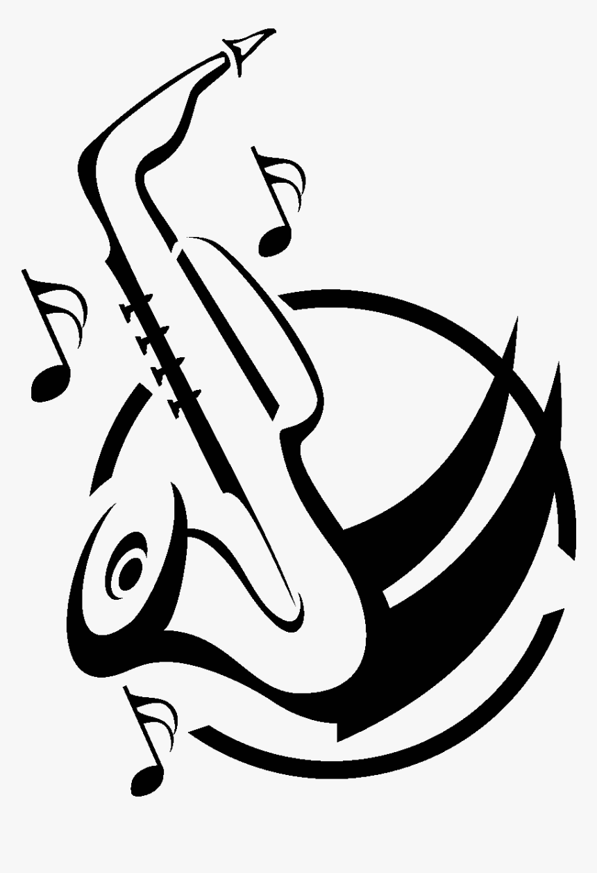 Sticker Design Saxophone Ambiance Sticker Jv083 - Music, HD Png Download, Free Download