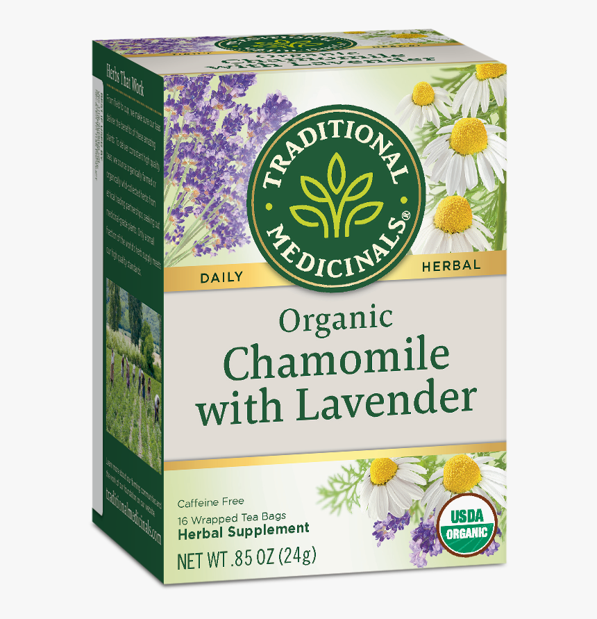 Test - Traditional Medicinals Chamomile With Lavender, HD Png Download, Free Download
