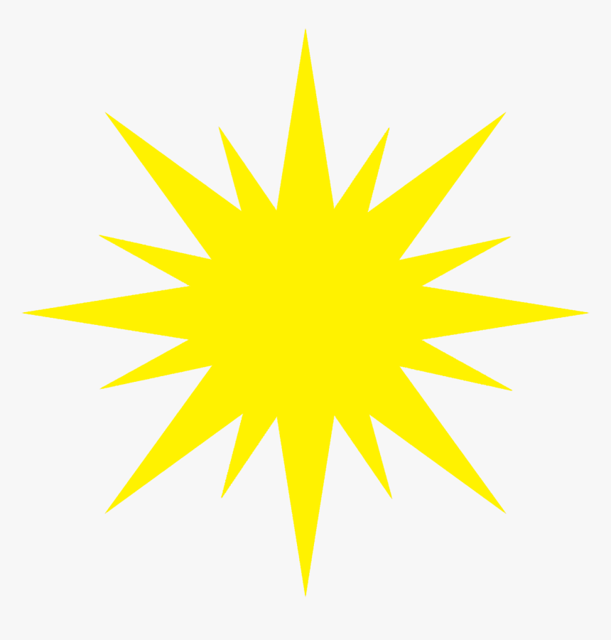 Yellow Christmas Star - Denver Gold Helmet, HD Png Download, Free Download