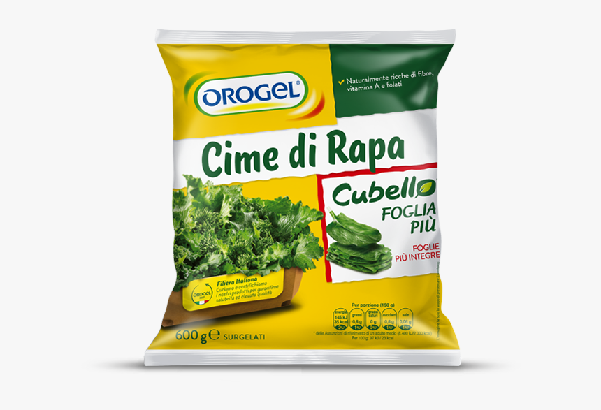 Turnip Tops Portions Foglia Più - Cime Di Rapa Orogel, HD Png Download, Free Download