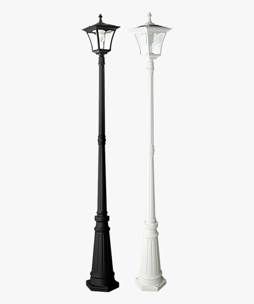 Po01 Solar Regency Lamp Post Light - White Lamp Post Png, Transparent Png, Free Download