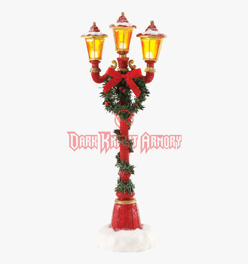 Santa"s Lamp Post - Christmas Lamp Post Clipart, HD Png Download, Free Download