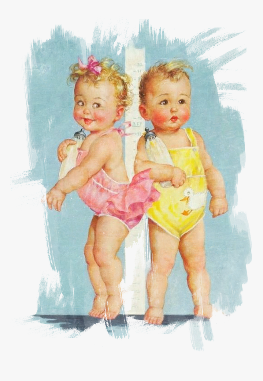 Baby Vintage Illustration, HD Png Download, Free Download