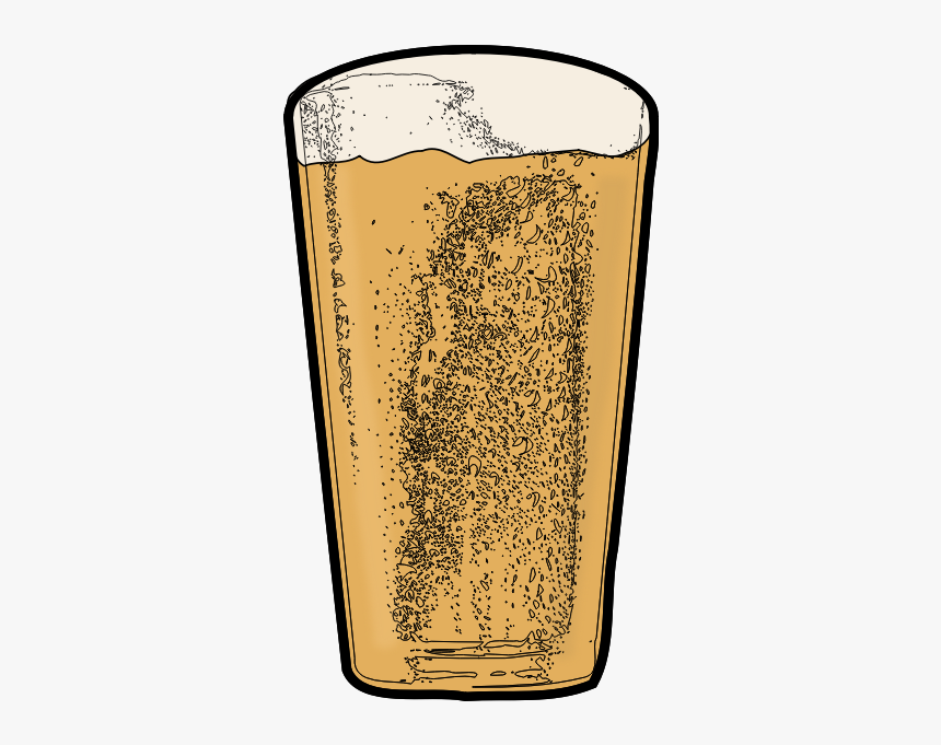 Pint Of Beer Detailed Colour - Beer, HD Png Download, Free Download