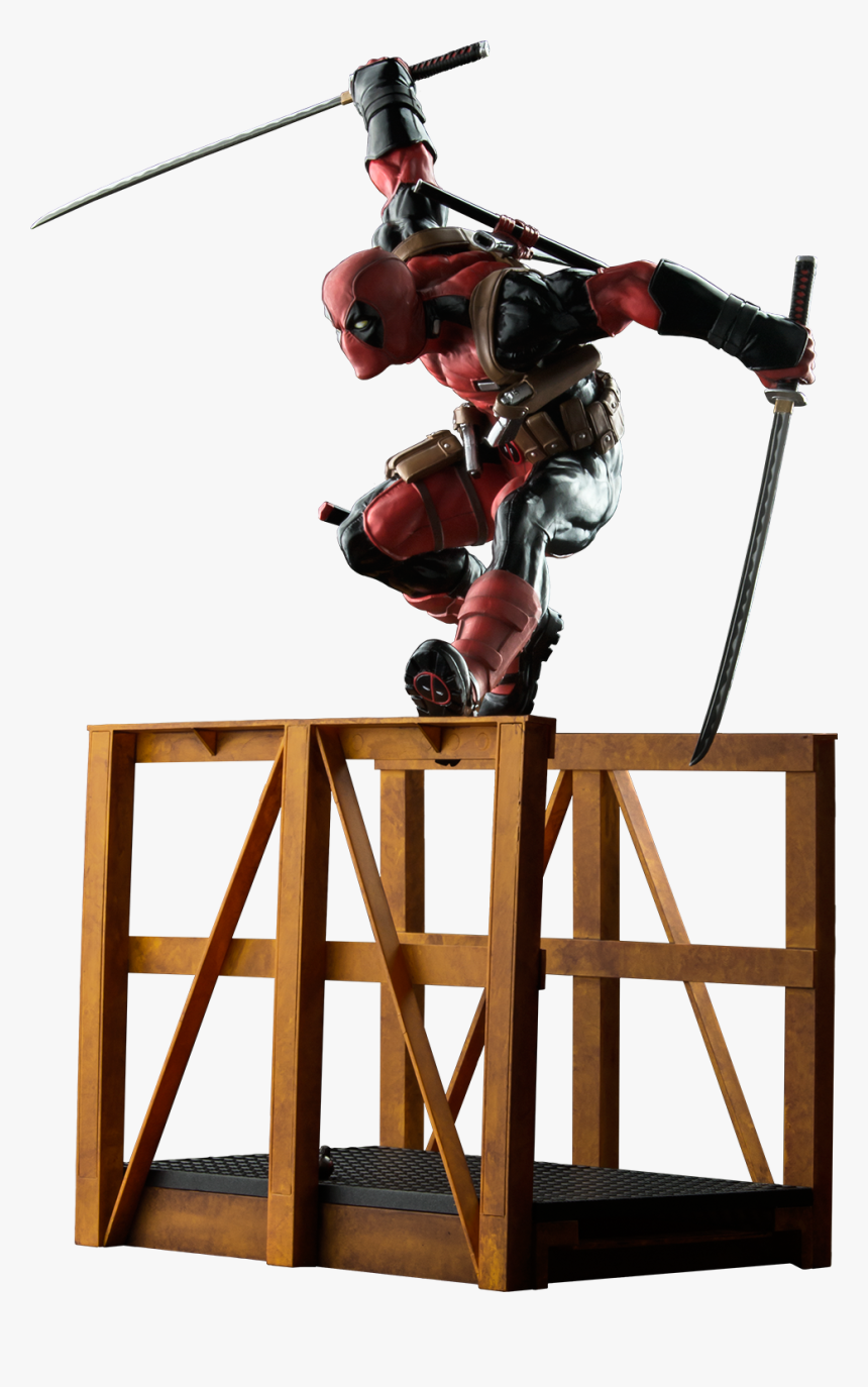 Super Deadpool Marvel Now 1/6th Scale Artfx Statue - Lumber, HD Png Download, Free Download