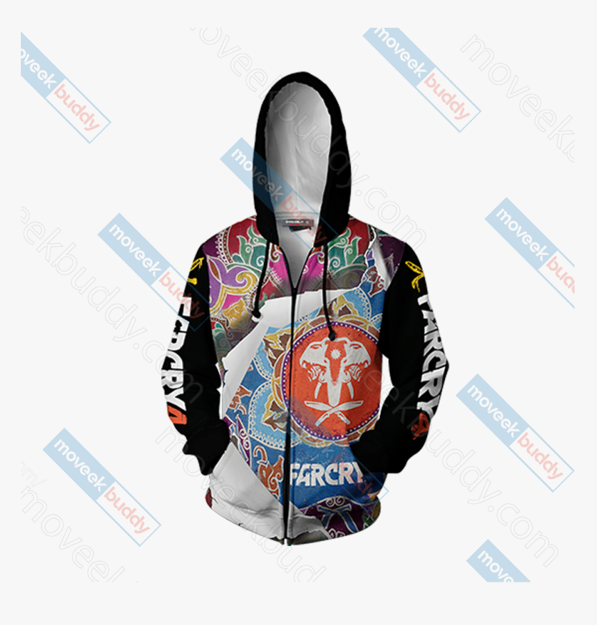 Far Cry 4 Unisex Zip Up Hoodie Jacket - Hoodie, HD Png Download, Free Download