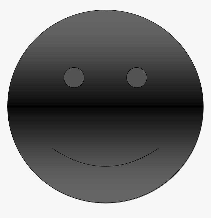 Black Gradient Smiley Face - Community Assessment Wheel, HD Png Download, Free Download