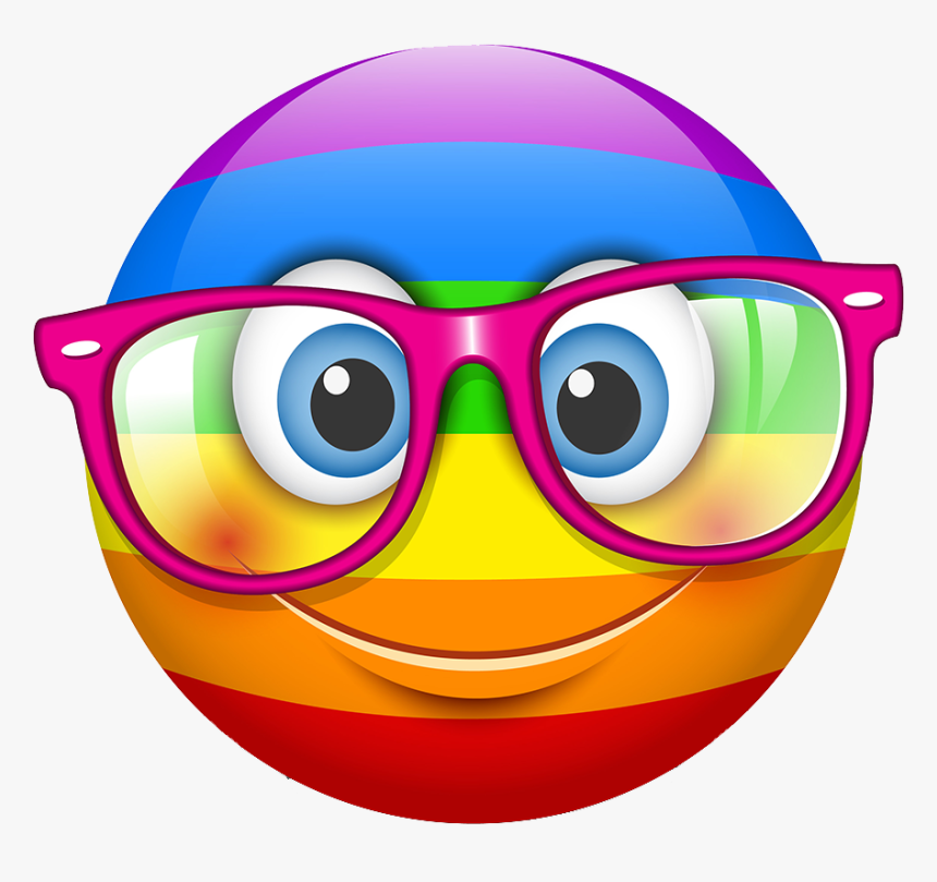 Clipart Rainbow Smiley Face, Clipart Rainbow Smiley - Rainbow Clipart Smiley Face, HD Png Download, Free Download