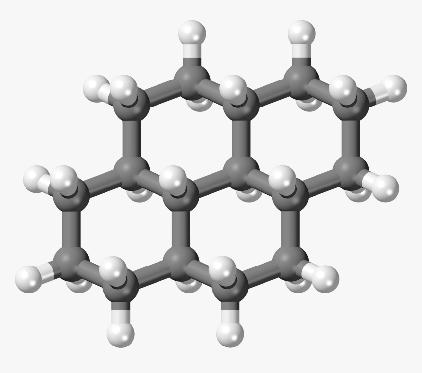 Perhydropyrene 3d Balls - Testosterone Ball And Stick, HD Png Download, Free Download