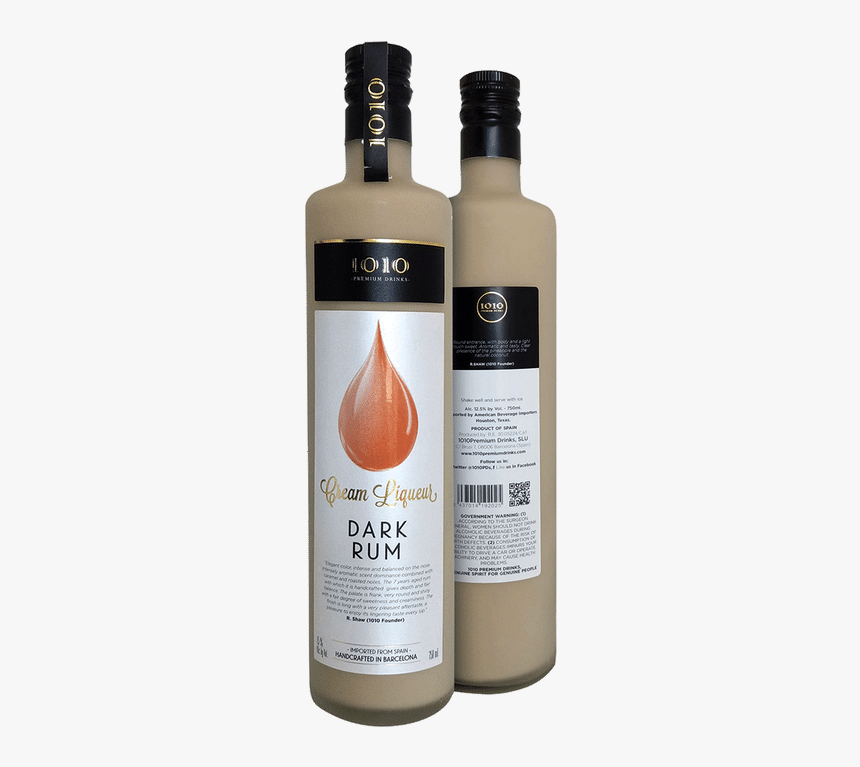 1010 Dark Rum Cream Liqueur - 1010 Coconut Whiskey, HD Png Download, Free Download