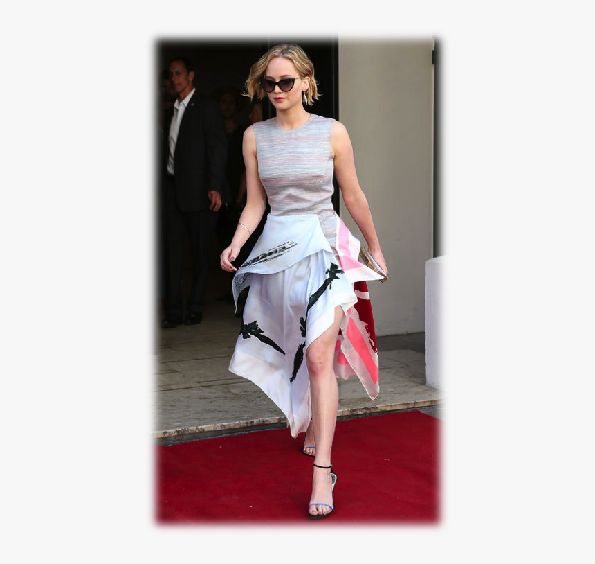 Jennifer Lawrence In Dior Dress, HD Png Download, Free Download