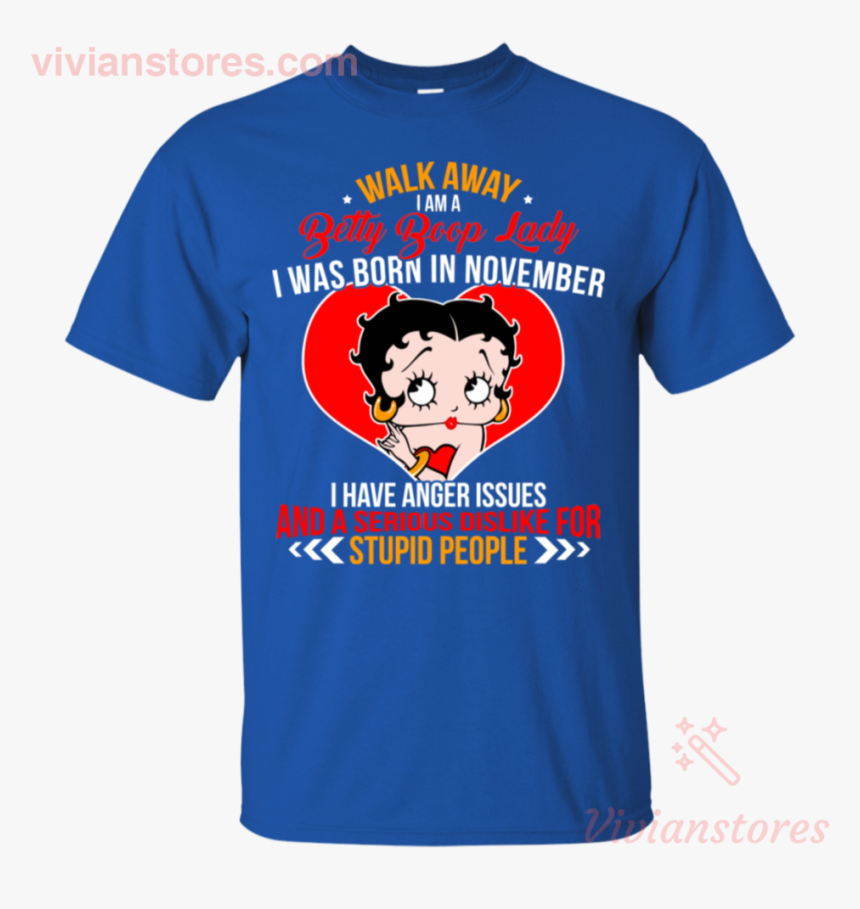 Walk Away I"m A Betty Boop Lady Born In November T - Betty Boop Happy 2020 New Year, HD Png Download, Free Download