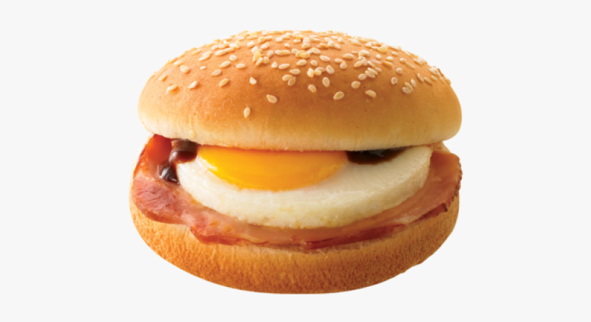 Ham With Egg Burger, HD Png Download, Free Download