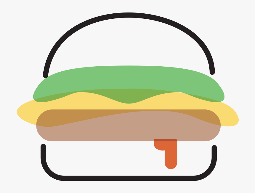 Burger - Hot Dog, HD Png Download, Free Download