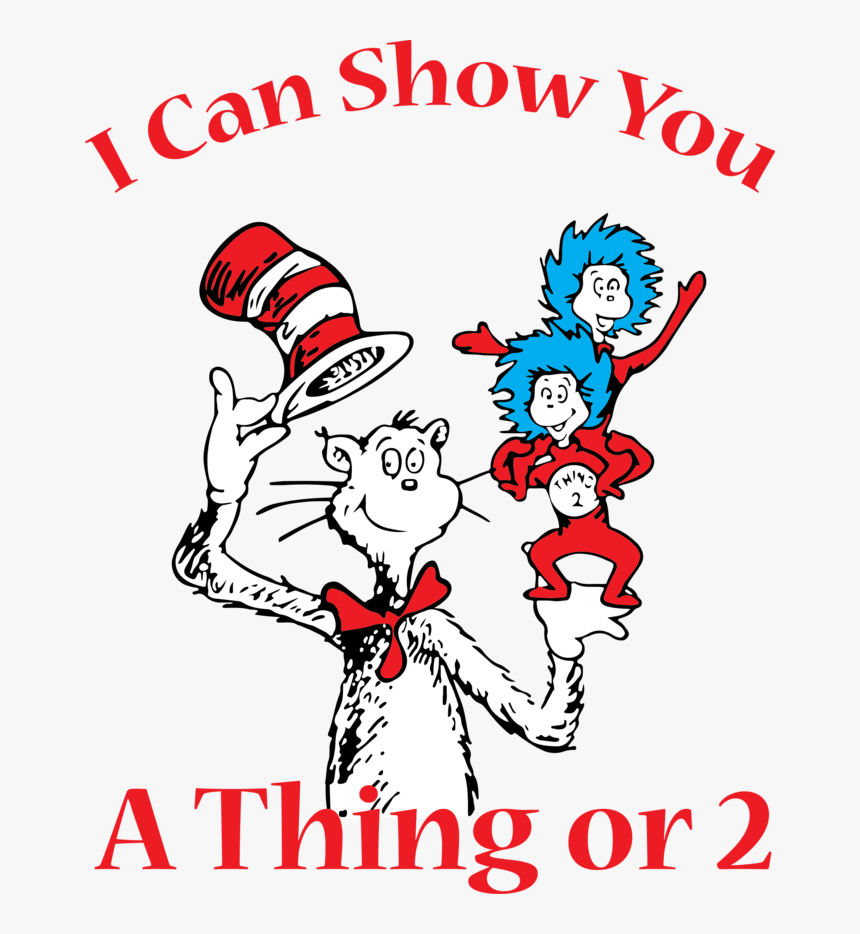 Funny Dr Suess Mug, Dr Seuss Mug, Dr Seuss Birthday, - Dr Seuss Cute Thing 1 And 2, HD Png Download, Free Download