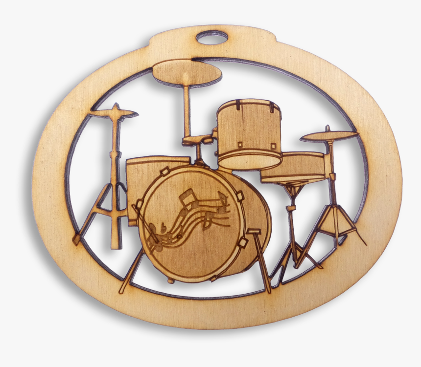 Personalized Drum Set Ornament - Emblem, HD Png Download, Free Download