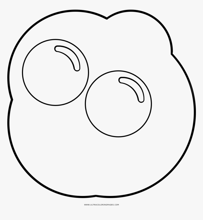 Transparent Yolk Clipart - Egg Yolk Coloring Pages, HD Png Download, Free Download