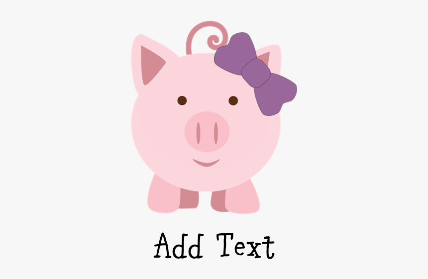 A Girl Pig Png - Domestic Pig, Transparent Png, Free Download