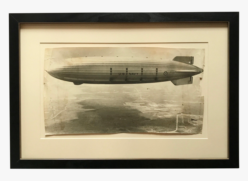 Zeppelin Drawing Vintage - Picture Frame, HD Png Download, Free Download