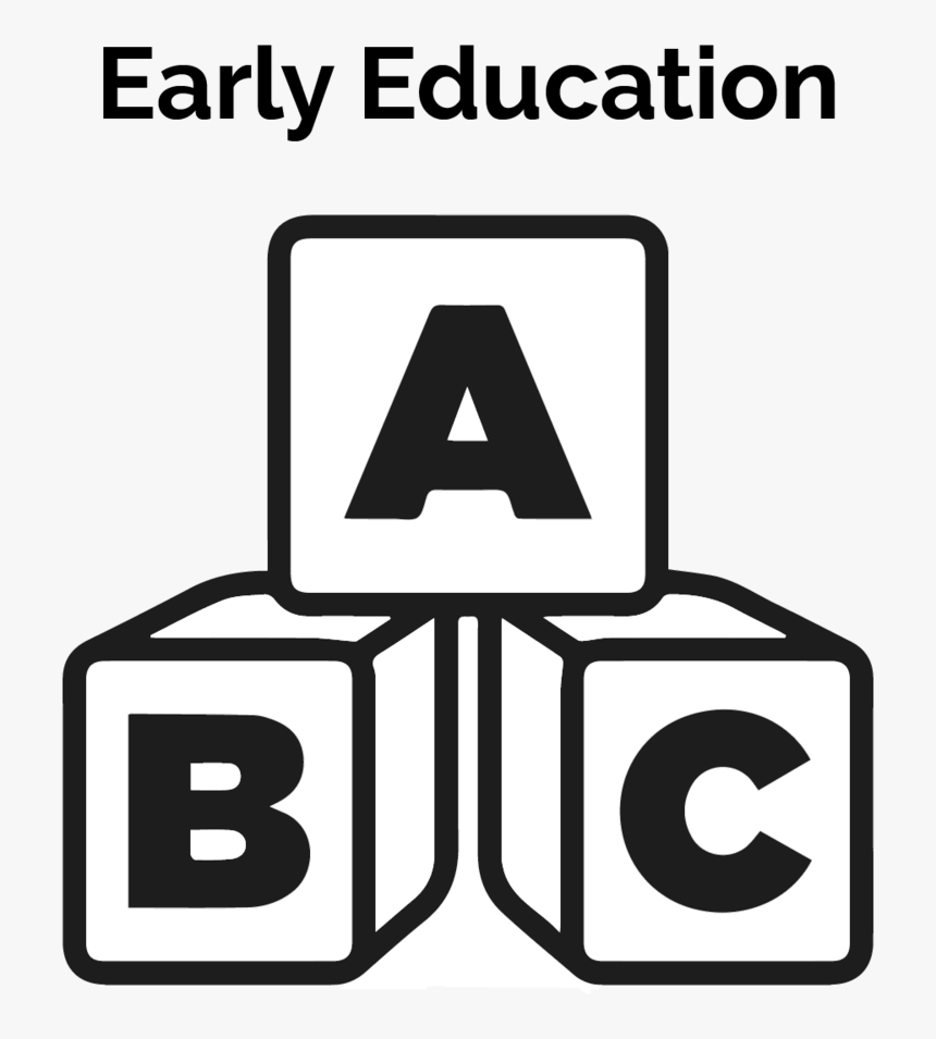 Copy Of Early Education - Daycare Clipart Black And White, HD Png Download, Free Download