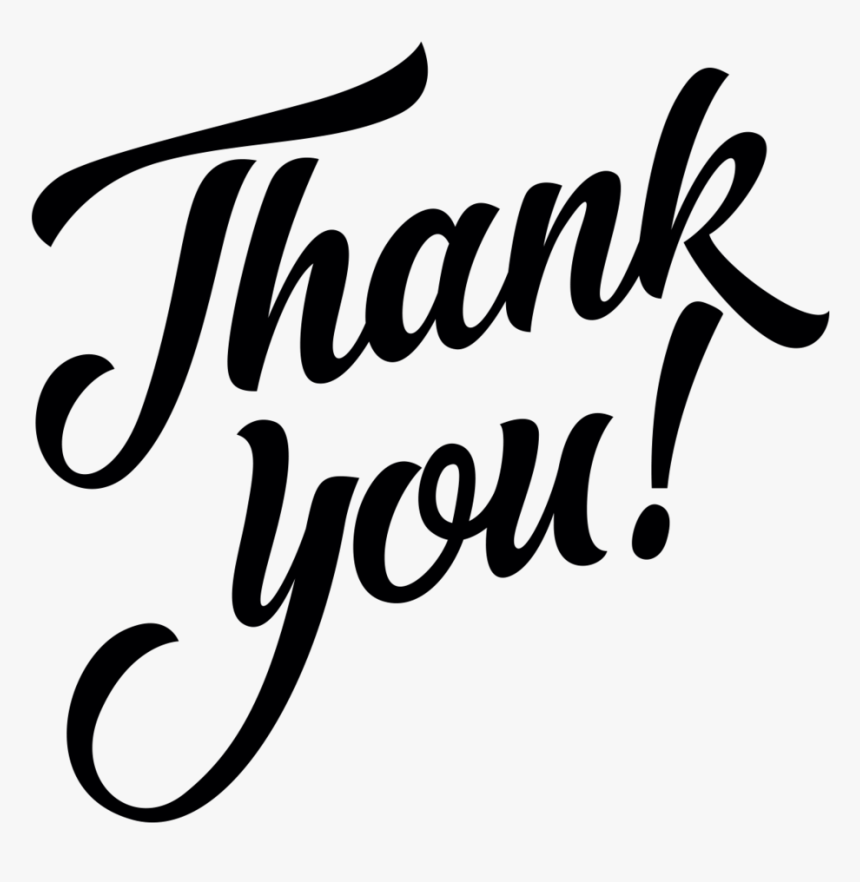 Thank You - Calligraphy, HD Png Download, Free Download