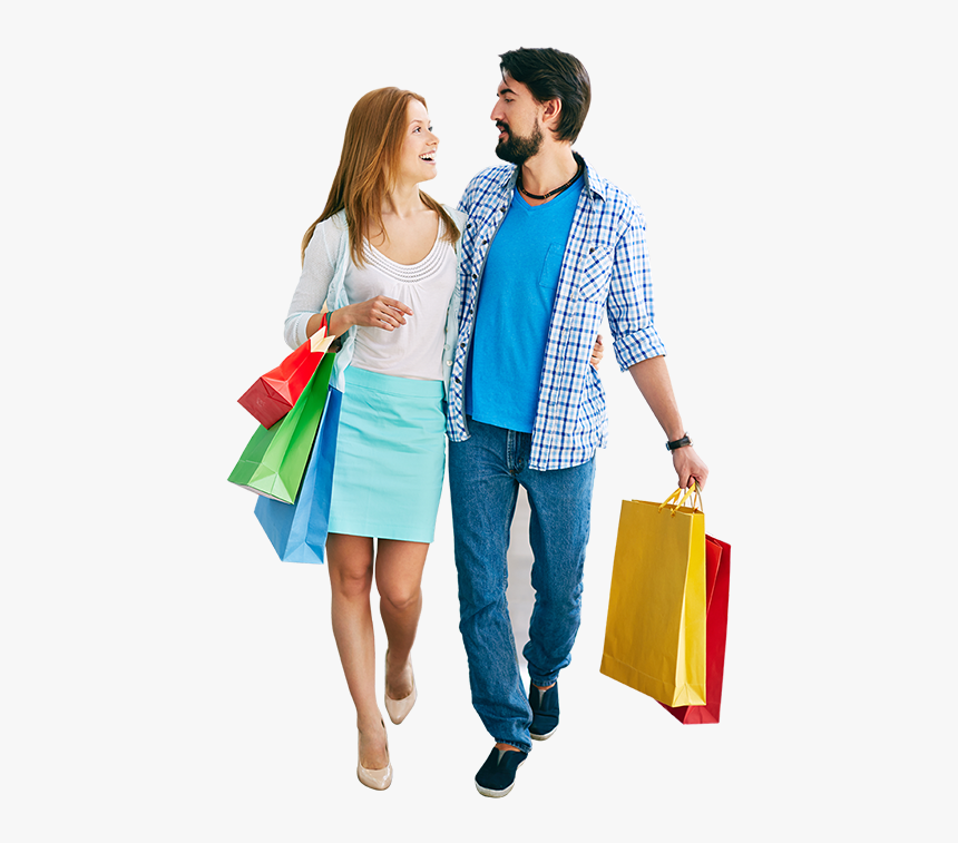 Mall Clipart Couple Shopping - Clip Art, HD Png Download, Free Download