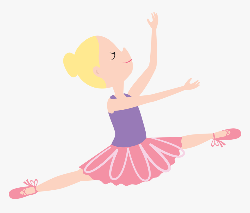 Transparent Ballet Shoes Png - Leaping Ballerina Clipart, Png Download, Free Download