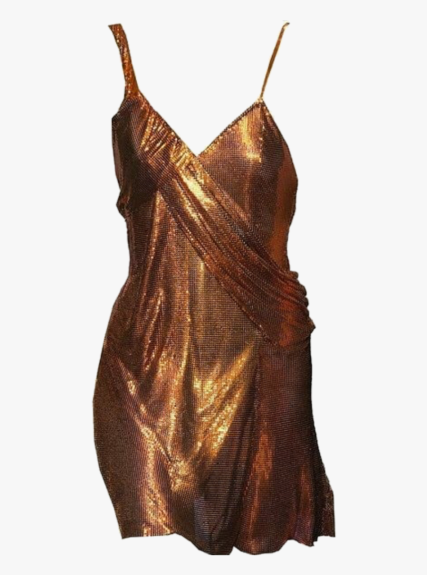 Dress, Gold, And Moodboard Image - Fashion, HD Png Download, Free Download