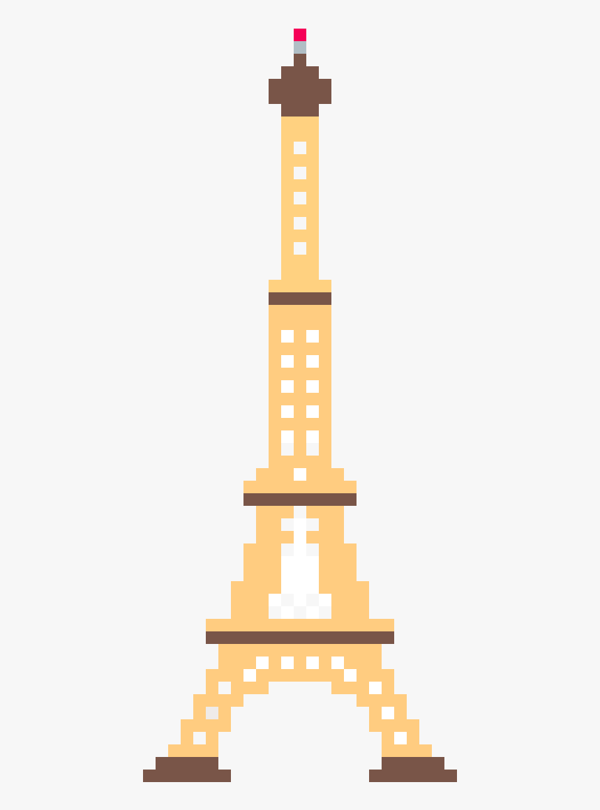 Eiffel Tower Pixel Art, HD Png Download, Free Download