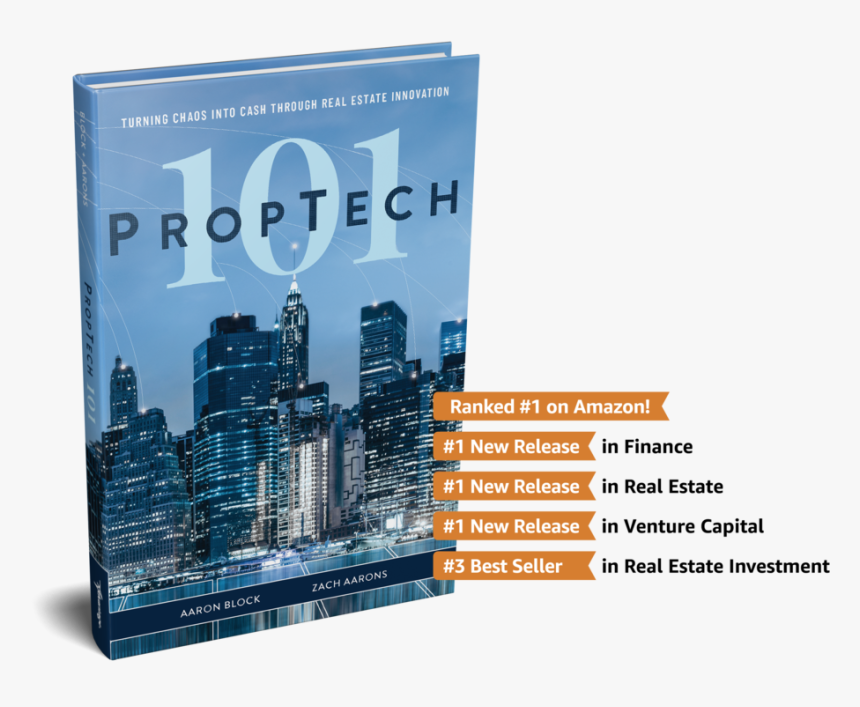 Proptech101 Front Cover With Amazon Seals-01 - Proptech 101, HD Png Download, Free Download
