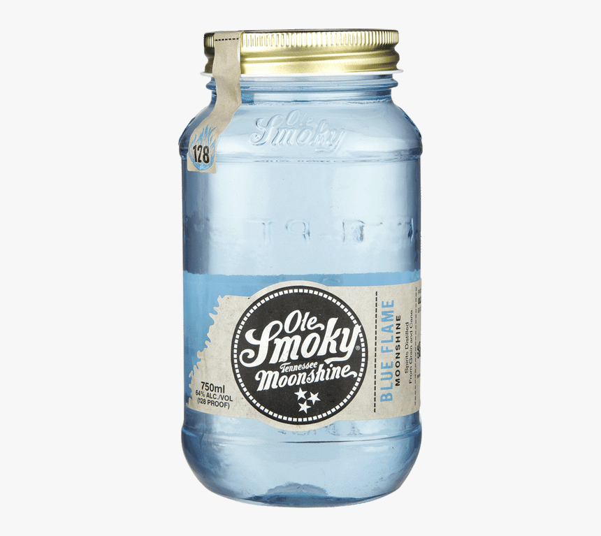 Ole Smoky Tennessee Moonshine Blue Flame - Plastic Bottle, HD Png Download, Free Download