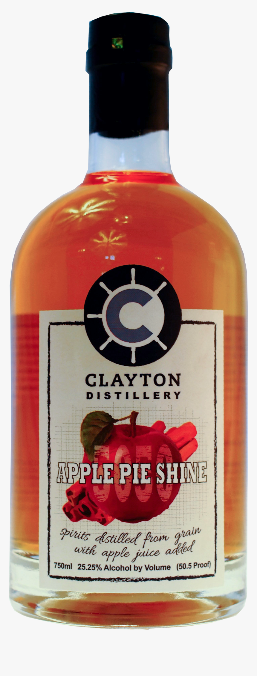 Apple Pie Shine - Clayton Distillery Apple Pie Shine 101, HD Png Download, Free Download