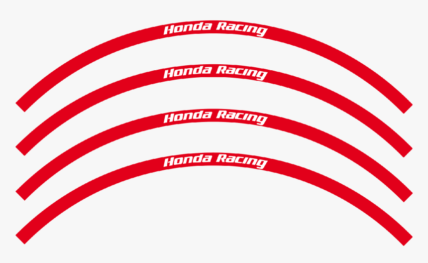 Adhesivos Para Llantas Honda Rojo - Circle, HD Png Download, Free Download