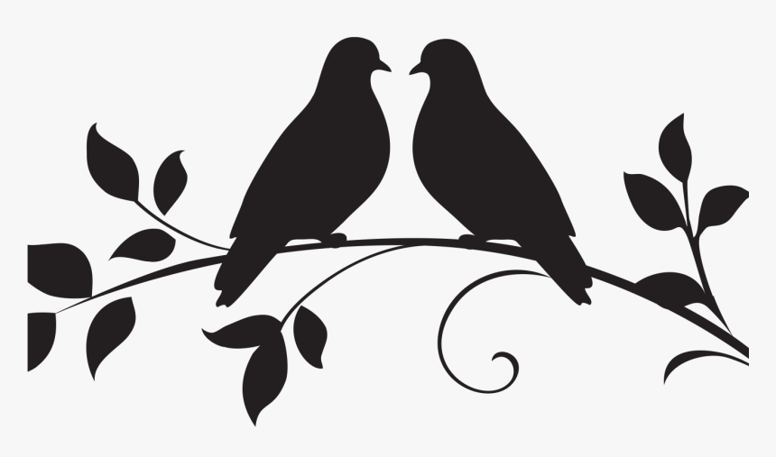 Love Birds Transparent Background Clipart , Png Download - Transparent Background Love Birds Clipart Png, Png Download, Free Download