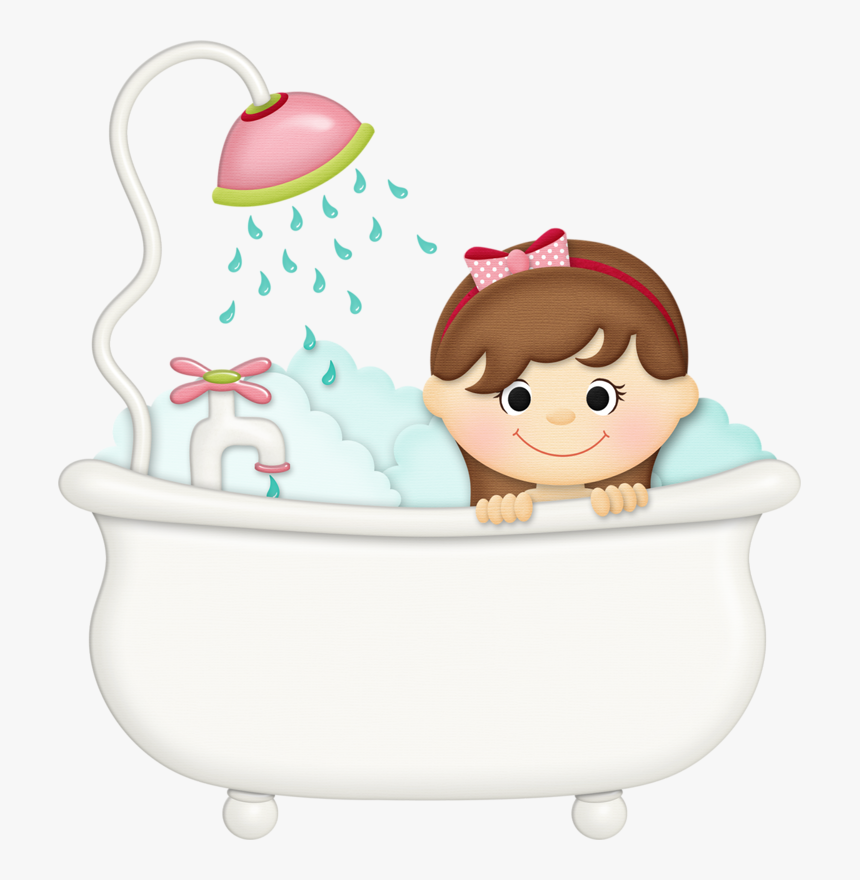 Bath Drawing Foam Bubble - Bath Time Clipart, HD Png Download, Free Download